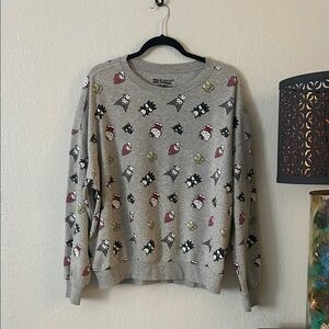 Gray hello Kitty Sweatshirt.
